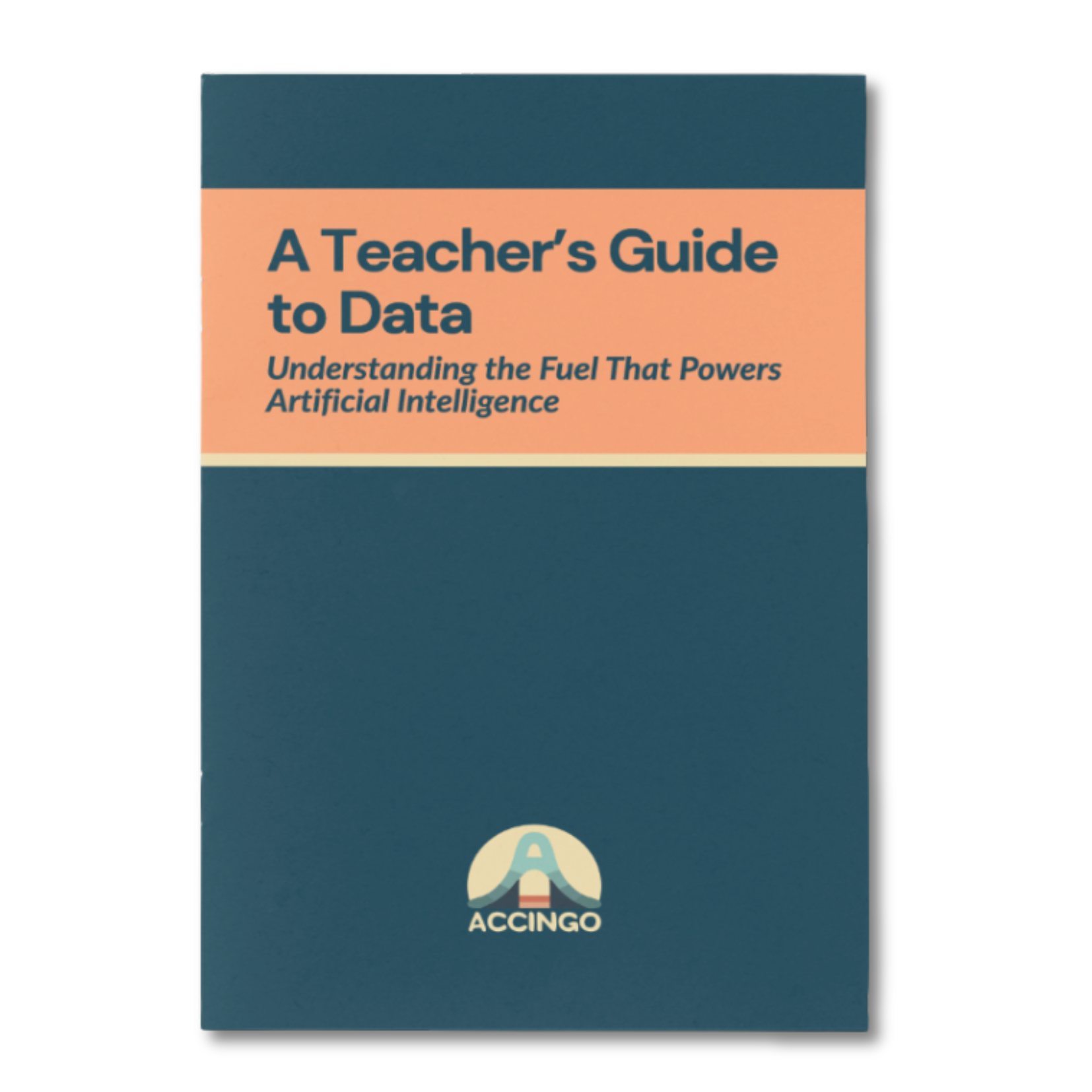 Image of a printed version of the AI Data Guide as a booklet