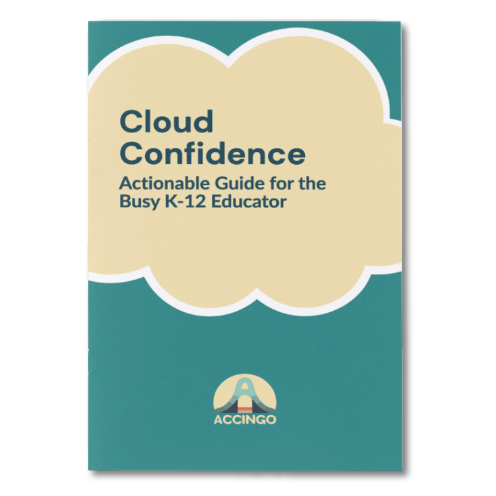 Image of a printed version of the Cloud Confidence Guidebook as a booklet